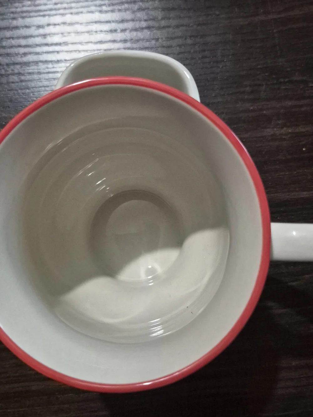 The Creative Co-op Cup Mug with Tea Bag Holder in Gray Starburst Atomic Design.